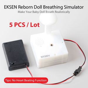 5 PCS/LOT, 베이비 인형 호흡 시뮬레이터, 재생 인형 수면 펄싱 장치의 호흡 시뮬레이션 메커니즘.