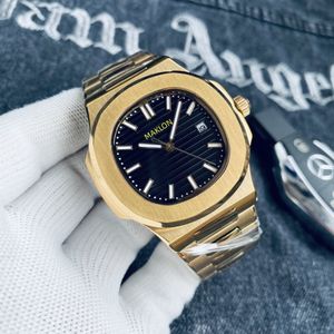 Casual 40mm masculino nautilus manobra pode exibir relógios estáveis moda relógios mecânicos de luxo relógios de pulso mecânicos design relógio de aço inoxidável 316l