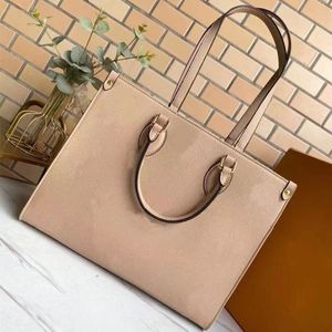 Wysokiej jakości moda luksusowe torby torebki Onthego Medium Tote Women według monogramów basenowych wytłaczające torbę na ramię 03