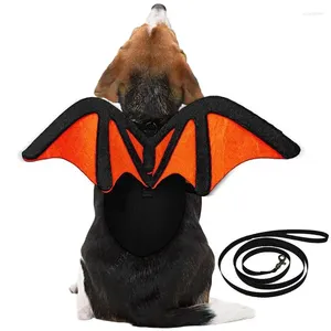 Hundkläder Cat Halloween Costume Bat Wings Justerbara husdjurskatter Kostymer Söta och hundar som klä tillbehör
