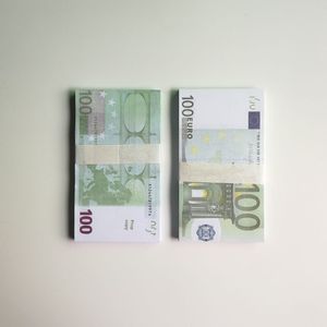 Movie Money faux billet Banknote 10 20 50 100 200 500 Dollar Euros Realistic Toy Bar Props Copy Currency Fauxbillets prop money