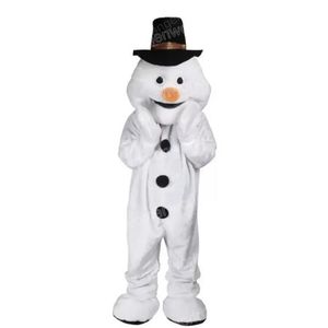 Costume da mascotte di pupazzo di neve di Halloween, personaggio dei cartoni animati, completo per adulti, compleanno, Natale, carnevale, vestito operato per uomo e donna