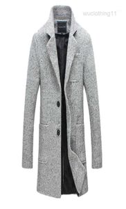 M5xl 2023 nova moda longo trench coat masculino inverno casaco 40 lã grossa ervilha trench coat jaqueta masculina