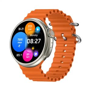 Reloj ultrainteligente Z78, reloj inteligente con carga inalámbrica NFC, pantalla redonda de 1,52 pulgadas, juego AI, asistente de voz, relojes deportivos de ritmo cardíaco