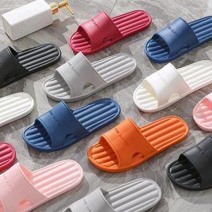 Slippers Summer Sandals And Home Women's Indoor Mute Bath Anti-slip Deodorant Soft Bottom Bathroom Men's