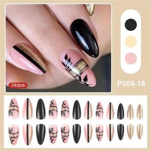 False Nails Mirror Gradient Wear Armor Smooth Manicure Tools Full Exquisite Fake Nail Stickers Firm Glossy fashionabla varaktiga