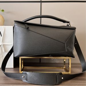 Reisetaschen mit großem Fassungsvermögen 10A Designertasche Puzzle Hobo Umhängetasche Nappa-Kalbsleder Messenger-Unterarmtaschen Schulterrucksack aus weichem Leder mit quaderförmiger Geometrie