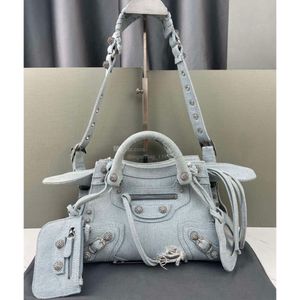 Designer Denim Neo Cagole Bag Männern Frauen Crossbody -Tasche Niet Leder Cowboy Handtasche Hochwertige Umhängetaschen