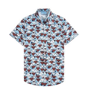 Aa designer skjortor casablanc hawaii skjortor klänning skjorta tryckmönster camicia unisex knapp men avslappnade skjortor m-3xl