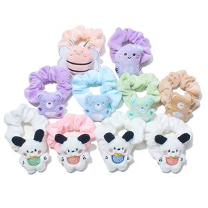 Autumn Winter Plush Hair Rope Kids Hairband Cute Cartoon Kuromi Scrunchie Women Girls Elastic Hair Accessories Ring Rope Headdress Ornament 2883