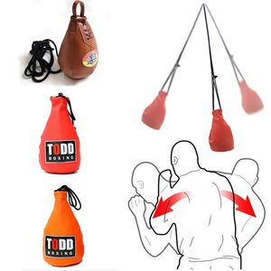 Punching Balls Boxing Pendulum Training Sandbag Dodge Dive Bag Home Gym Hanging Agility Workout Equipment 231030