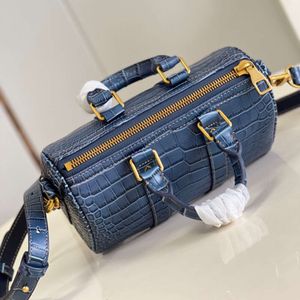 Crocodile Stripe Keepall Handbags Crossbody Travel Bag 25cm Designer M80641 Mini Totes Shoulder Bag Luxury Handbag Purse Bronzing Hardware