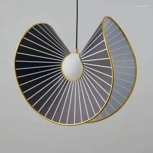 Pendant Lamps Nordic Cloth Art Personalized Restaurant Light Designer Modern Simple Special-shaped Creative Bar Decorative Chandelier