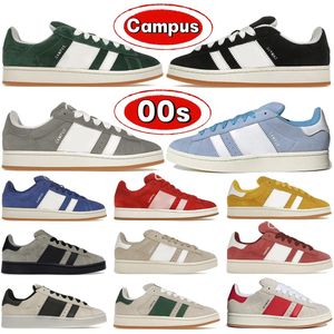 Top Series Luxury Designer Shoes Campus 00s Suede Sneakers Grey Black Dark Wonder White Valentines Day Semi Lucid Blue Ambient Sky Mens Womens Trainers