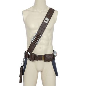 Adult Superhero Mandalorians Belt with Holster Cosplay Costume Waist Decoration Accessories