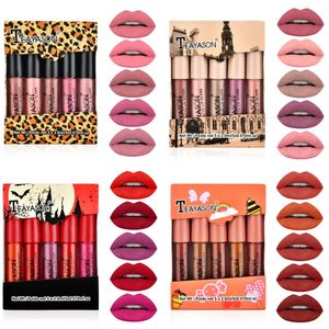 Lipstick 5pcsset Waterproof Sexy Lip Stick Matte Velvet Lipsticks Lips Makeup Cosmetics Labiales 231027