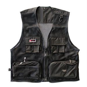 New Fashion Brand Vest Men Tactical Vest Special Forces SWAT Director Fisherman Mesh Black Quick Drying Clothes194T