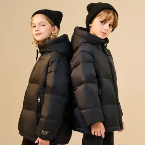 Kadın Trençkotları Çocuklar Parkas Unisex Kids Ceketler Down Ceketler Kadın Kalınlaştırılmış Siyah Altın Ekmek Ceket Kız ve Boy Kış Ceket Chaqueta