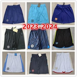 2023 2024 Homens calções de futebol Paris mbappe haaland ANSU FATI saka cfc STERLING shorts 23 24 curto de calções de futebol tamanho S-XXL