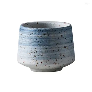 Copos pires cor sólida chá xícara de água artesanal pedra cerâmica drinkware macoffee