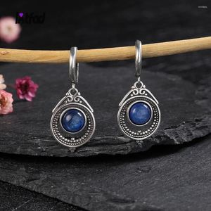 Brincos de argola variedade de pedras preciosas cianita natural 925 prata esterlina para mulheres joias finas labradorite festa de noivado presente de aniversário