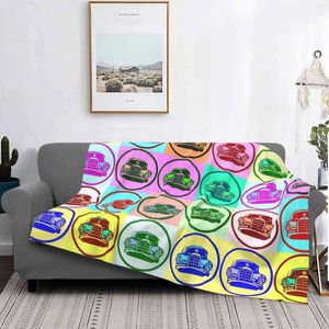 Blankets Mod Mbz Art Pattern Ii Trend Style Funny Fashion Soft Throw Blanket Car Tech Logo Black White Automobile Vehicle Suv