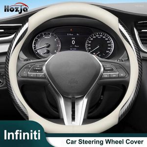 Steering Wheel Covers Car Cover For Infiniti Q50 Q60 Q70 1990- 2003 2008 2010 2014 2023 Accessories