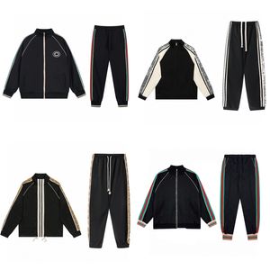 Män trackdräkt designer Men Sweatsuit Womens Track Suit Spring Autumn Joggers Jacket Tvåbit Set Sport Långärmad klädstorlek S-XL