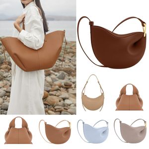 Fashion Women Moon bag Crossbody Bag Designer Messenger Bag High Quality Leather Shoulder Bag Simple Handbag