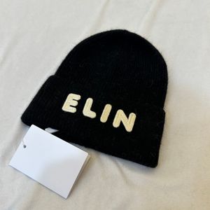 Designer beanie vinter ull stickad ullhatt mjuk och bekväm lyxig fjäderkapslar mode unisex kashmir bokstäver avslappnad hög kvalitet