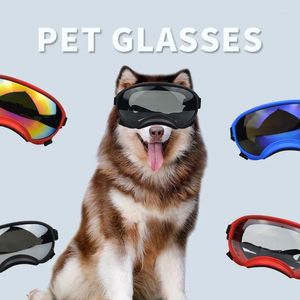 Dog Apparel Pet Supplies Medium And Large Dogs Cool Waterproof Windproof Snowproof UV Sun Sunglasses Military Tactical Goggles