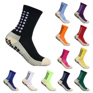 Sports Socks 12Pair Football Mens Nonslip Silicone Bottom Soccer Rugby Tennis Volleyball Badminton 231030