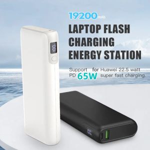 Banco de potência 19200mah carga super rápida pd 65w powerbank para iphone 14 13 huawei xiaomi carregador portátil de carregamento rápido poverbank