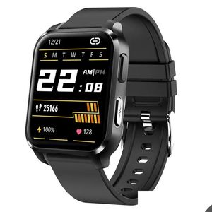 Gadgets ao ar livre Frequência cardíaca Pressão Sangue Oxigênio Eletrocardiograma Temperatura Saúde Smart Watch Mtifuncional Respiratório Drop Del Dhpu1