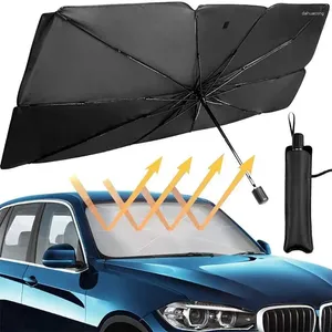Gadżety zewnętrzne składane słoneczne parasol wnętrza przednia szyba okładka przednie okno UV Ochrona Ochrony Kurtyna Parasol Akcesoria samochodowe