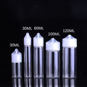 flat lid onion plastic packing bottle 10ml 20ml 30ml 60ml 70ml Essential Squeezing Oil Injection Drip PET Transparent mylar Split Pack Pointed packaging Bottles