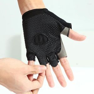 Cycling Gloves Half Finger Gym Fitness Anti-Slip Women Men Gel Pad Guantes Fingerless Bicycle Accessories