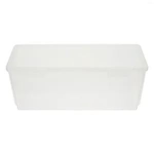 Pratos caixa de armazenamento de pão caso transparente talheres organizador suporte de bolo de plástico dispensador de caixas de fornecimento de cozinha