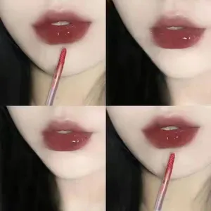 Lipgloss-Filmbildender, fortschrittlicher, spiegelnder, feuchtigkeitsspendender und wasserhaltiger Lippenstift-Tönung für Studenten