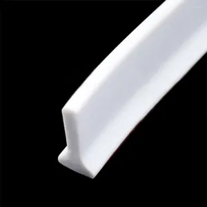 Banyo Aksesuar Seti 30mm 100cm Kauçuk Silikon Duş Bariyer Su Durdurucu Banyo Su Geçirmez Strip Slip Olmayan Kuru ve Islak Ayırma Taşkın