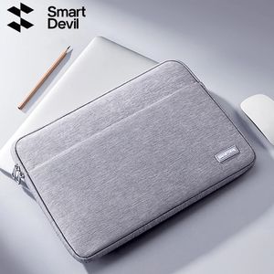 Dizüstü bilgisayar çantaları SmartDevil Dizüstü Torba Air için 15 13 3 14 15.6 inç Defter Çanta Taşıma Çantası Şok geçirmez çanta Defter 231030