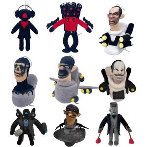 Plush Dolls 40 Style Skibidi Evalet Plush Soft Toy Camera TV Man Skibidi Dop Yes Titan Camcordeman Speaker Doll 231027