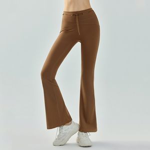Luluwomen Yoga Pants High midja höftlyft Slim Legings Wear Dance Training Fitness Talare Pants Pants