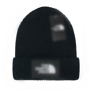 Designer de luxo gorro/crânio feijão de inverno homens e mulheres design de moda chapéus de malha outono boné carta norte 20 cores unisex chapéu quente F-9