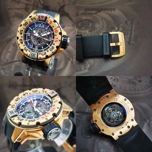 Chronograph Titanium Watch RM Wrist Watch Machine Watch RM028 18K Rose Gold Machine RM028 47MM KGD1