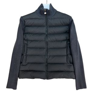 Modischer Mantel, Designer-Herren-Daunenjacke mit gerippten Ärmeln, klassisches gesticktes Abzeichen, Damen-Winterjacke, warme Pufferjacken