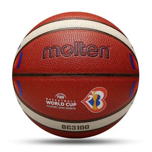 ボール溶融オリジナルバスケットボールボールサイズ765高品質のPU摩耗試合トレーニングアウトドアインドアメンズバスケットボールトップ231030