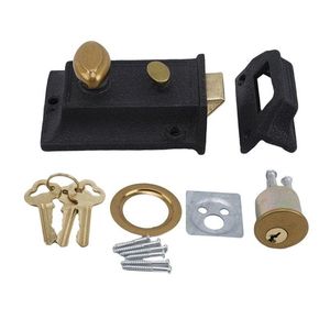 Porta captura mais perto fechadura retro forte deadbolt segurança em casa exterior anti-roubo fechaduras mtiple seguro suave acessório 201013 d dh81x