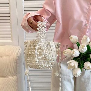 Omuz Çantaları Kadınlar Mini İnci Bag 2023 Kadın Boncuklu Parti Soulder Bag Kadın Çantası Lüks Kadınlar Calletcatlin_fashion_Bags