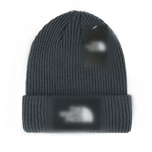 Designer de luxo gorro/crânio inverno feijão homens e mulheres design de moda chapéus de malha outono boné carta norte 20 cores unisex chapéu quente F-3